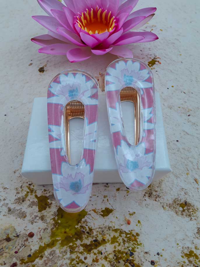 Barrettes Lotus Radiant